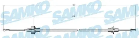 Тросик сцепления samko C0078C