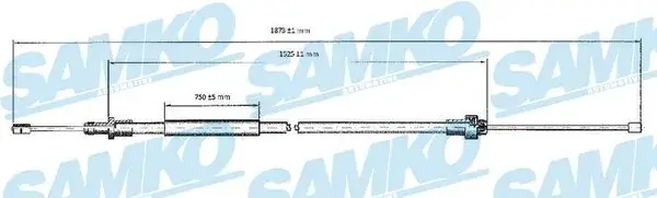 Тросик сцепления samko C0092B