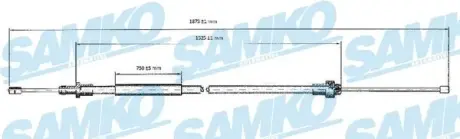 Тросик сцепления samko C0092B Пежо Партнер