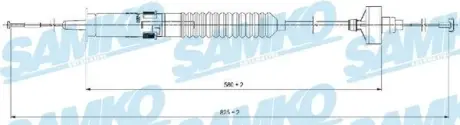 Трос зчеплення Samko C0266C