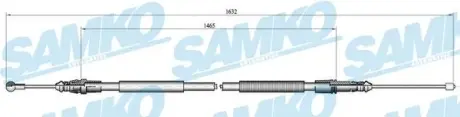 Трос зчеплення Samko C1040B