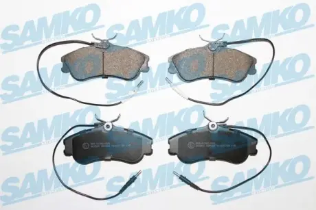 Передние тормозные колодки samko 5SP683 Пежо 306