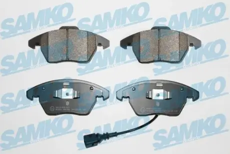 Передні тормозні (гальмівні) колодки samko 5SP866 Шкода Октавия а5