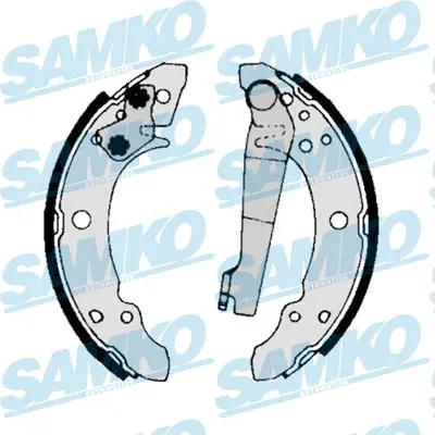 Колодки ручного (стоячого) гальма Samko 80140 (фото 1)