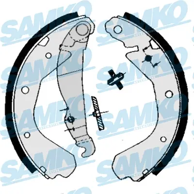 Колодки ручного (стоячого) тормоза samko 84660