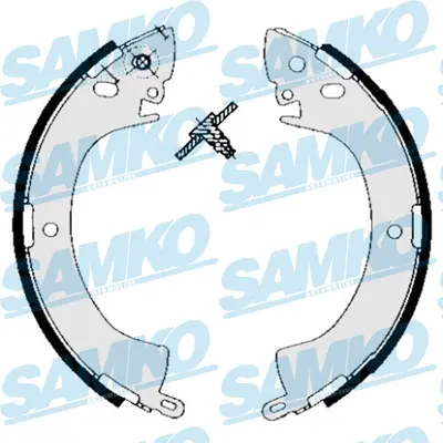 Колодки ручного (стоячого) тормоза samko 85240