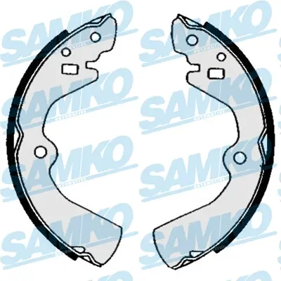 Колодки ручного (стоячого) гальма Samko 85480 (фото 1)