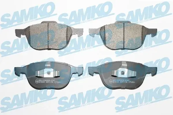 Тормозні (гальмівні) колодки Samko 5SP1190 (фото 1)