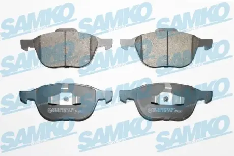 Тормозні (гальмівні) колодки samko 5SP1190 Мазда 3 bl