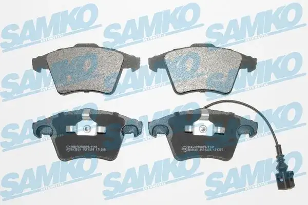 Тормозные колодки samko 5SP1205