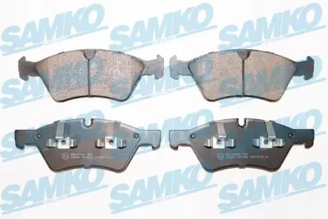 Тормозні (гальмівні) колодки samko 5SP1253 Мерседес Мл w164
