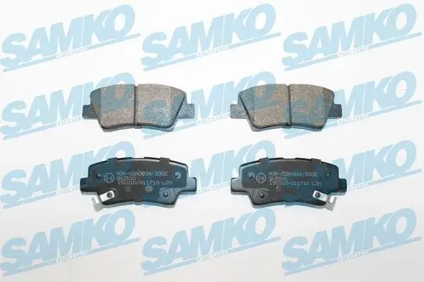 Тормозні (гальмівні) колодки Samko 5SP1710 (фото 1)