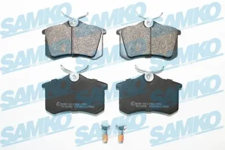 Тормозные колодки samko 5SP1788 Рено Megane