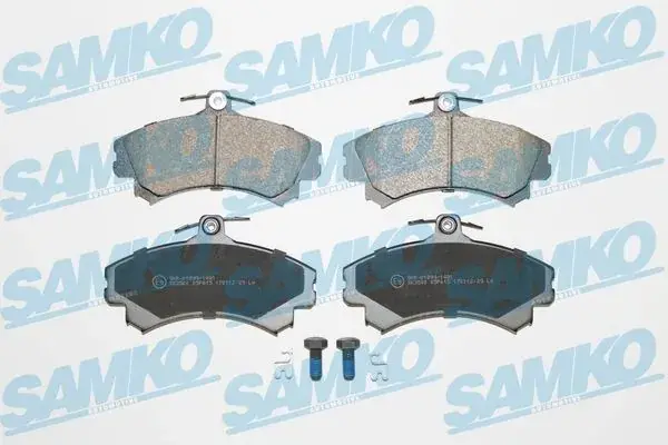 Тормозні (гальмівні) колодки Samko 5SP615 (фото 1)