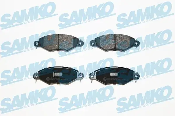 Тормозні (гальмівні) колодки Samko 5SP708 (фото 1)