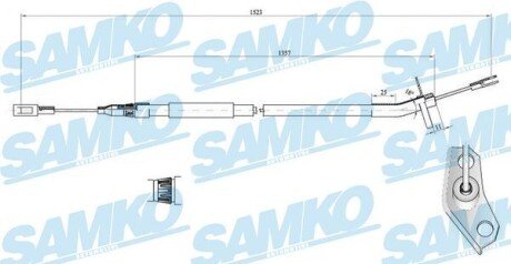 Тросик сцепления samko C0446B