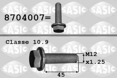Болт sasic 8704007 Опель Мовано