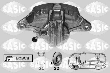 Передний тормозной суппорт sasic 6500022 на Ситроен Ксара пикассо