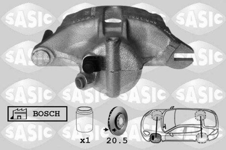 Передний тормозной суппорт sasic 6504002