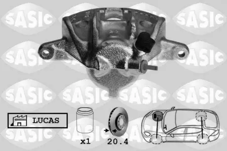 Передній гальмівний супорт Sasic SCA0089