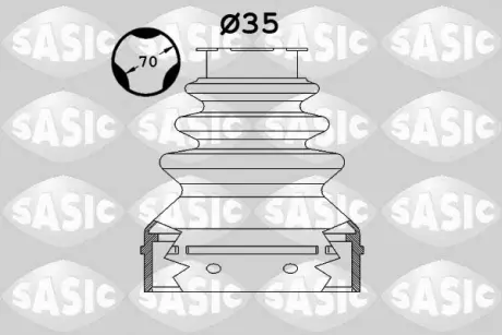 Пильовик CITROEN, PEUGEOT (вир-во SASIC) sasic 1900025 Ситроен С5