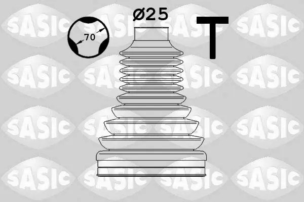 Пильовик ШРКШ зовн. 25*70*124 BMW 3 (E90), 3 (E91), 3 (E92), 5 (E60), 5 (E61), 5 GRAN TURISMO (F07), 7 (F01, F02, F03, F04), X1 (E84) 2.0D-4.4 09.04-02.17 Sasic 1906124 (фото 1)