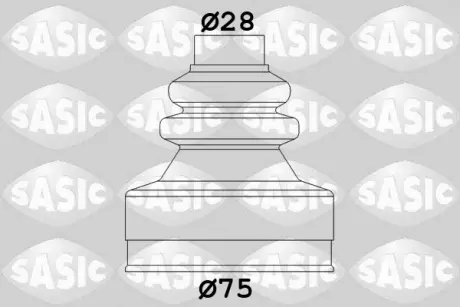 Пильовик шруса (гранати) внутрішній-зовнішній Sasic 2873773