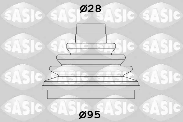 Пыльник шруса (гранаты) внутренний-наружный sasic 2933003