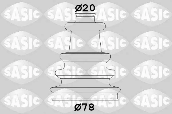 Пильовик шруса (гранати) внутрішній-зовнішній Sasic 2933743 (фото 1)