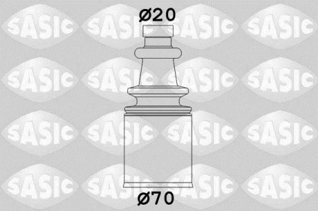 Пыльник шруса (гранаты) внутренний-наружный sasic 2873693