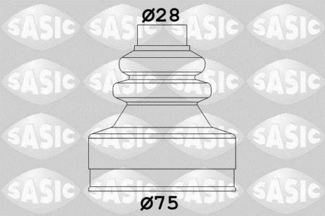 Пильовик шруса (гранати) внутрішній-зовнішній sasic 2873773