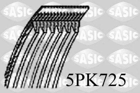 Ремінь клиновий sasic 5PK725