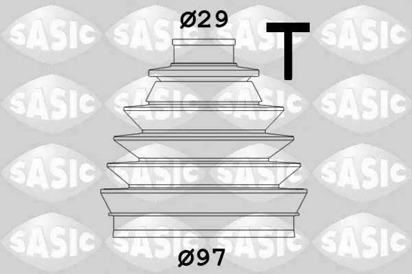 (термопласт) Пильовик ШРКШ зовн. (29*97*112) Citroen C8 02-/Peugeot 806, 807 2,2 02-/Fiat Ulysse 1.9D 02- Sasic 2933063 (фото 1)
