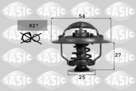 Термостат, 2.5-2.8D/TDI/JTD 90- sasic 3381901 Iveco