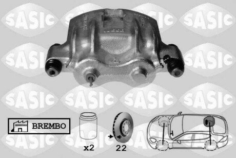 Задний тормозной суппорт sasic 6506040