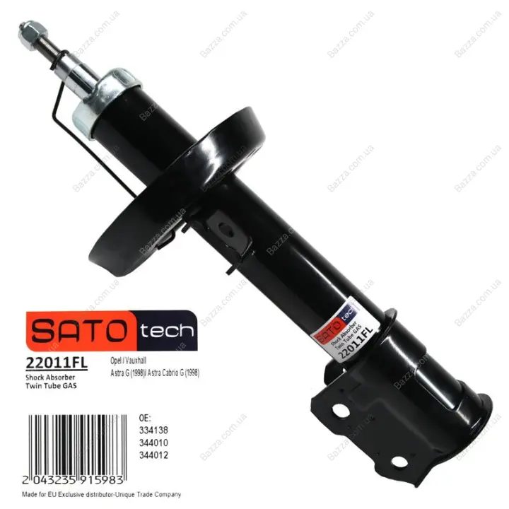 SATO Амортизатор Opel Astra-F(L) 01- газ Sato Tech 22011FL (фото 1)