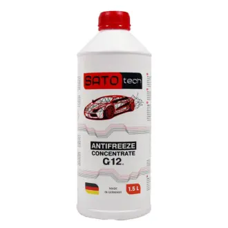 SATO Антифриз красный (-80С) 1,5л. G12 sato tech G1201R