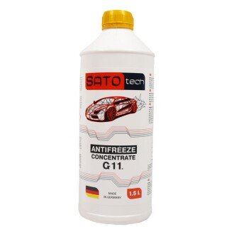 SATO Антифриз желтый (-80С) 1,5л. G11 sato Tech G1101Y на Сеат Leon 3