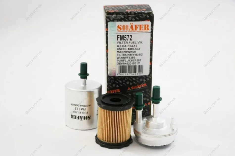 Фільтр паливний VW/Skoda 1.6/2.0 FSI/TFSI 04- Shafer FM572 (фото 1)