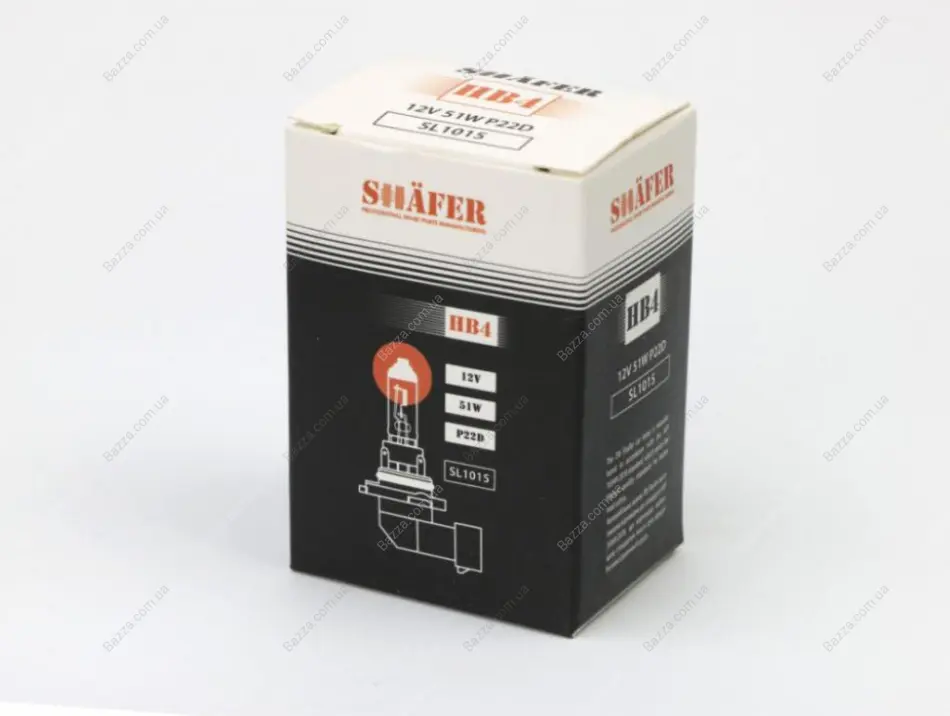 Лампа HB4 12V 55W P22D Shafer SL1015 (фото 1)