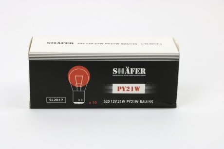 Лампа PY21W 12V 21W BAU15S shafer SL2017