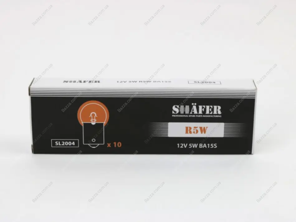 Лампа R5W 12V 5W BA 15s shafer SL2004
