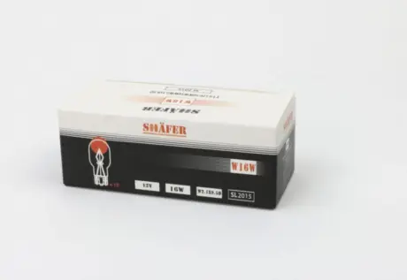 Лампа W16W 12V 16W W2.1x9.5d shafer SL2015