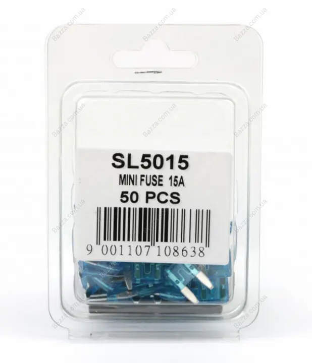 Запобіжник плоский Mini 15A shafer SL5015