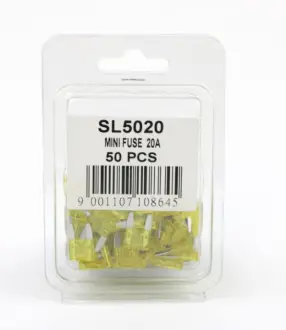 Запобіжник плоский Mini 20A shafer SL5020