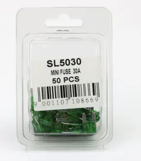 Запобіжник плоский Mini 30A shafer SL5030