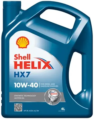 Олива моторна Helix HX7 SAE 10W-40 (Каністра 4л) SHELL 550070333