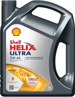 Олива моторна Helix Ultra SAE 5W-40 (Каністра 5л) SHELL 550073591