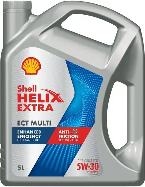 5л Helix Extra ECT Multi 5W-30 Олива синтетична C3, SN, BMW Longlife-04, VW 504.00, VW 507.00, MB 229.31, MB 229.51 SHELL 550077643