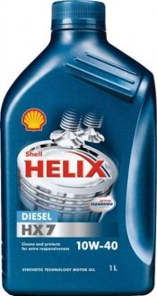 Масло моторное HX7 Diesel 10W-40 (1 л) shell 550040427